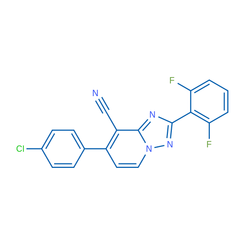 7-(4-Chlorophenyl)-2-(2,6-difluorophenyl)-[1,2,4]triazolo[1,5-a]pyridine-8-carbonitrile 1g