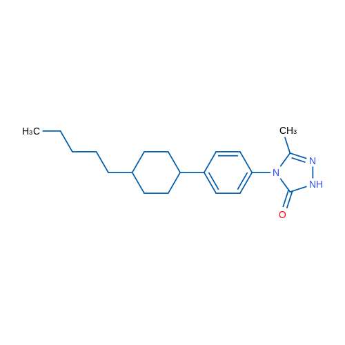 3-Methyl-4-[4-(4-pentylcyclohexyl)phenyl]-4,5-dihydro-1H-1,2,4-triazol-5-one 1g
