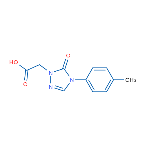 2-(5-Oxo-4-(p-tolyl)-4,5-dihydro-1H-1,2,4-triazol-1-yl)acetic acid 1g