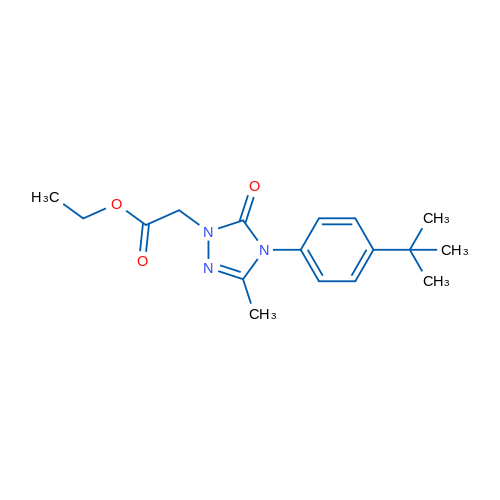 Ethyl 2-[4-(4-tert-butylphenyl)-3-methyl-5-oxo-4,5-dihydro-1H-1,2,4-triazol-1-yl]acetate 1g