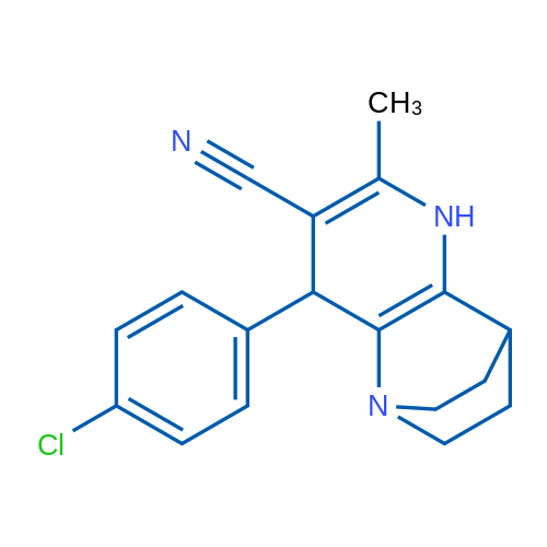 3-(4-Chlorophenyl)-5-methyl-1,6-diazatricyclo[6.2.2.0^{2,7}]dodeca-2(7),4-diene-4-carbonitrile 1g