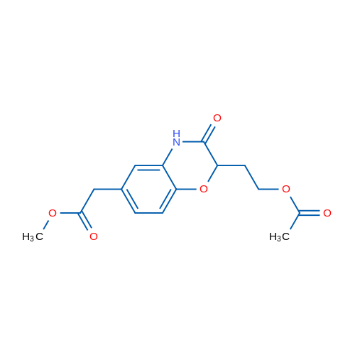 2-[6-(2-Methoxy-2-oxoethyl)-3-oxo-3,4-dihydro-2H-1,4-benzoxazin-2-yl]ethyl acetate 1g