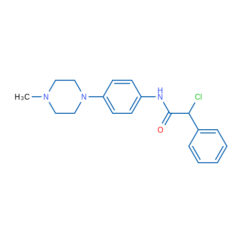 2-Chloro-N-[4-(4-methylpiperazin-1-yl)phenyl]-2-phenylacetamide 1g