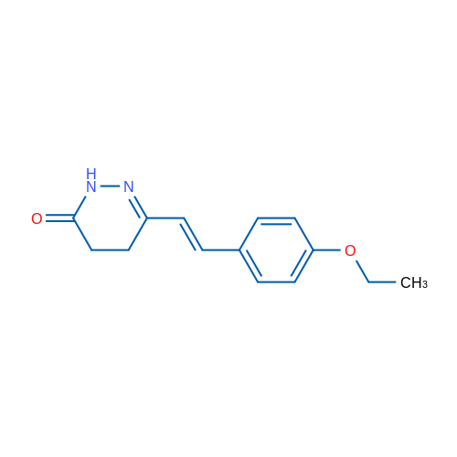 6-[(E)-2-(4-Ethoxyphenyl)ethenyl]-2,3,4,5-tetrahydropyridazin-3-one 1g