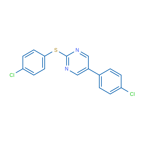 5-(4-Chlorophenyl)-2-[(4-chlorophenyl)sulfanyl]pyrimidine 1g