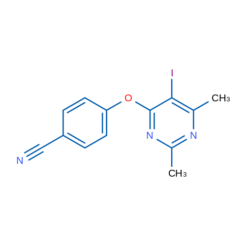 4-[(5-Iodo-2,6-dimethylpyrimidin-4-yl)oxy]benzonitrile 1g