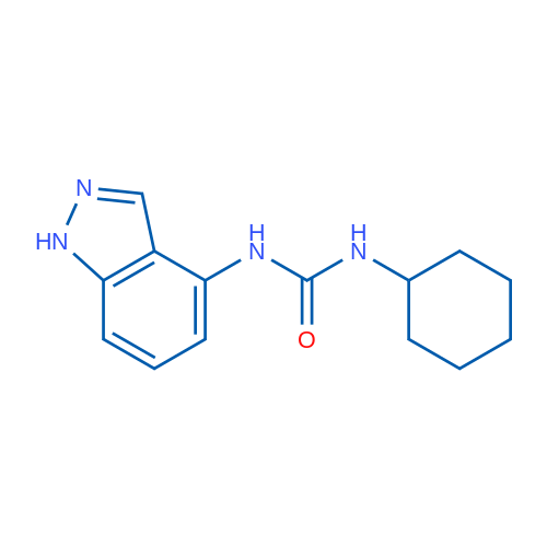 1-Cyclohexyl-3-(1H-indazol-4-yl)urea 1g