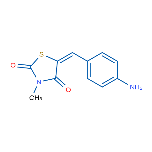 (5E)-5-[(4-Aminophenyl)methylidene]-3-methyl-1,3-thiazolidine-2,4-dione 1g