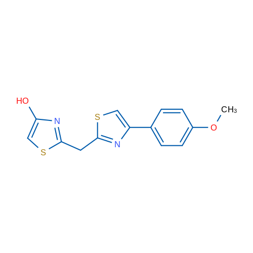 2-{[4-(4-methoxyphenyl)-1,3-thiazol-2-yl]methyl}-1,3-thiazol-4-ol 1g