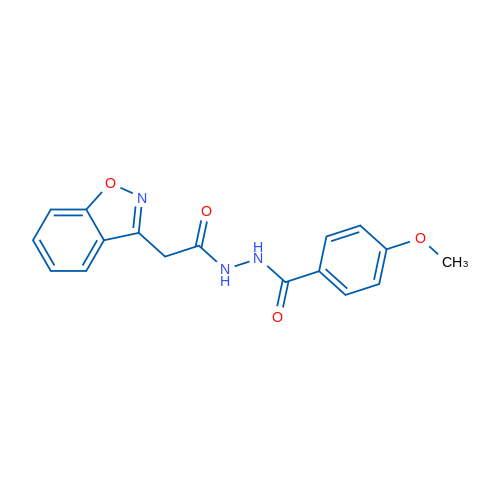 N'-[2-(1,2-Benzoxazol-3-yl)acetyl]-4-methoxybenzohydrazide 1g