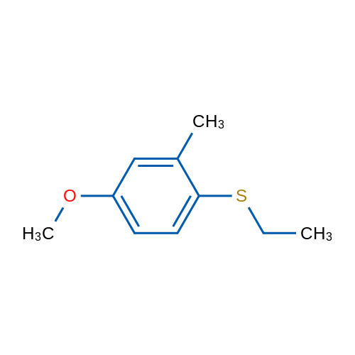 Ethyl(4-methoxy-2-methylphenyl)sulfane 1g