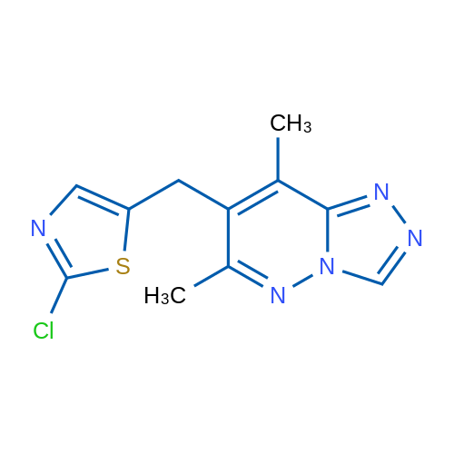 2-Chloro-5-({6,8-dimethyl-[1,2,4]triazolo[4,3-b]pyridazin-7-yl}methyl)-1,3-thiazole 1g