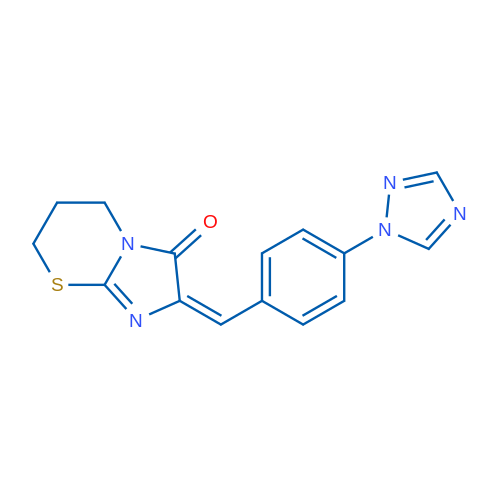 (2E)-2-{[4-(1H-1,2,4-triazol-1-yl)phenyl]methylidene}-2H,3H,5H,6H,7H-imidazo[2,1-b][1,3]thiazin-3-one 1g