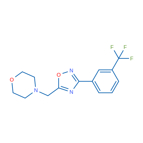 4-({3-[3-(trifluoromethyl)phenyl]-1,2,4-oxadiazol-5-yl}methyl)morpholine 1g