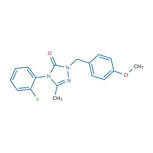 4-(2-Fluorophenyl)-1-[(4-methoxyphenyl)methyl]-3-methyl-4,5-dihydro-1H-1,2,4-triazol-5-one 1g