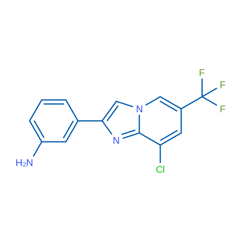 3-[8-Chloro-6-(trifluoromethyl)imidazo[1,2-a]pyridin-2-yl]aniline 1g