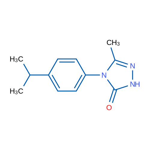 3-Methyl-4-[4-(propan-2-yl)phenyl]-4,5-dihydro-1H-1,2,4-triazol-5-one 1g