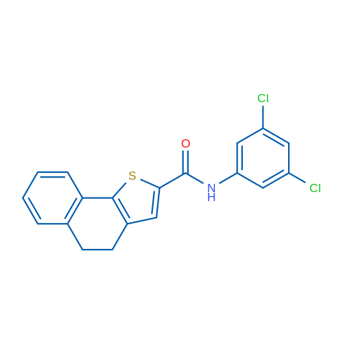 N-(3,5-Dichlorophenyl)-4H,5H-naphtho[1,2-b]thiophene-2-carboxamide 1g