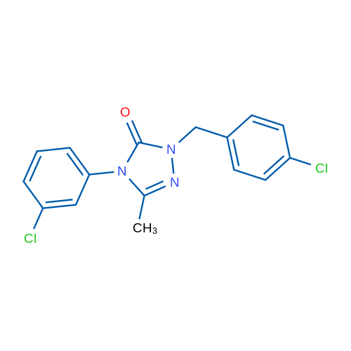 4-(3-Chlorophenyl)-1-[(4-chlorophenyl)methyl]-3-methyl-4,5-dihydro-1H-1,2,4-triazol-5-one 1g