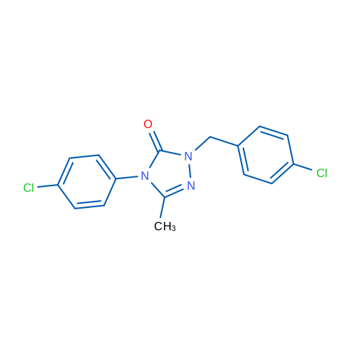 4-(4-Chlorophenyl)-1-[(4-chlorophenyl)methyl]-3-methyl-4,5-dihydro-1H-1,2,4-triazol-5-one 1g