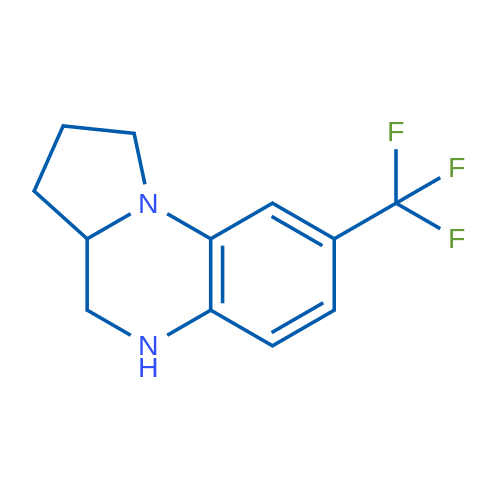 8-(Trifluoromethyl)-1H,2H,3H,3aH,4H,5H-pyrrolo[1,2-a]quinoxaline 1g
