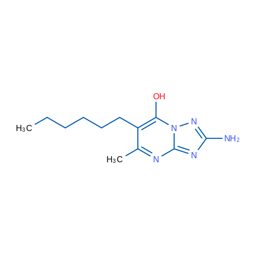 2-Amino-6-hexyl-5-methyl-[1,2,4]triazolo[1,5-a]pyrimidin-7-ol 1g