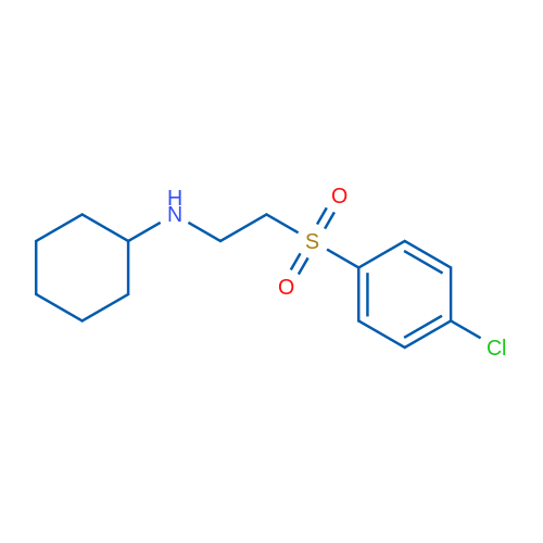 N-[2-(4-Chlorobenzenesulfonyl)ethyl]cyclohexanamine 1g