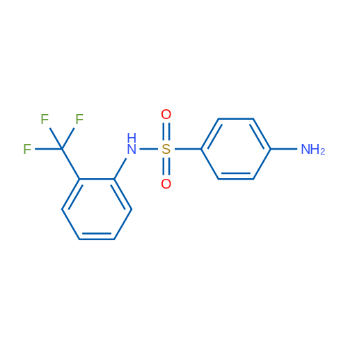 4-Amino-N-[2-(trifluoromethyl)phenyl]benzene-1-sulfonamide 1g