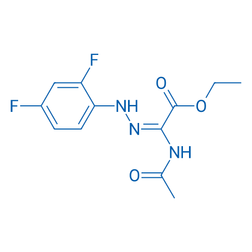 Ethyl (2E)-2-[2-(2,4-difluorophenyl)hydrazin-1-ylidene]-2-acetamidoacetate 1g