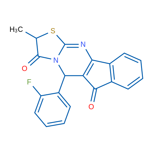 10-(2-Fluorophenyl)-13-methyl-14-thia-11,16-diazatetracyclo[7.7.0.0^{2,7}.0^{11,15}]hexadeca-1(9),2(7),3,5,15-pentaene-8,12-dione 1mg