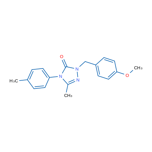1-[(4-Methoxyphenyl)methyl]-3-methyl-4-(4-methylphenyl)-4,5-dihydro-1H-1,2,4-triazol-5-one 1g