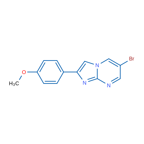 6-Bromo-2-(4-methoxyphenyl)imidazo[1,2-a]pyrimidine 1g