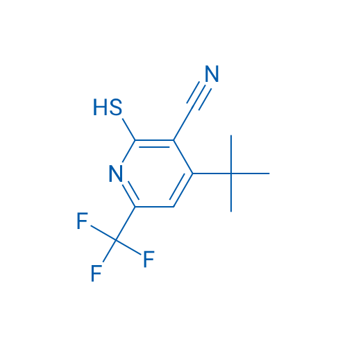 4-(tert-Butyl)-2-mercapto-6-(trifluoromethyl)nicotinonitrile 1g