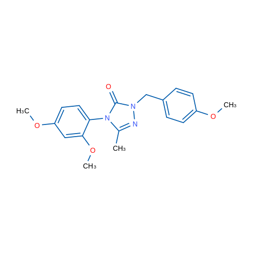 4-(2,4-Dimethoxyphenyl)-1-[(4-methoxyphenyl)methyl]-3-methyl-4,5-dihydro-1H-1,2,4-triazol-5-one 1g