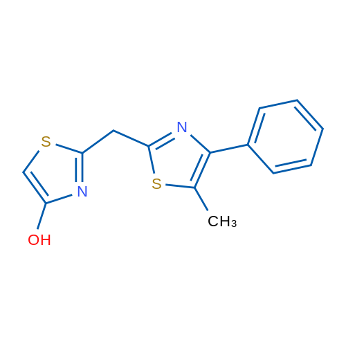 2-[(5-Methyl-4-phenyl-1,3-thiazol-2-yl)methyl]-1,3-thiazol-4-ol 10mg