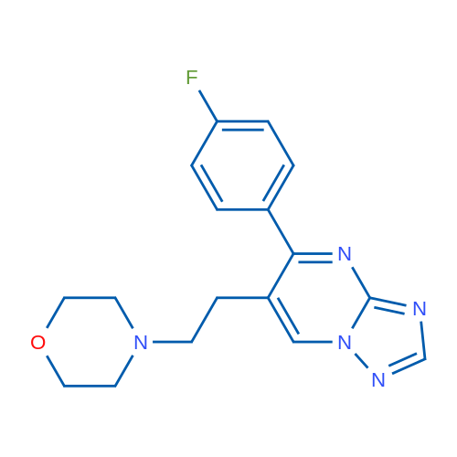 4-{2-[5-(4-fluorophenyl)-[1,2,4]triazolo[1,5-a]pyrimidin-6-yl]ethyl}morpholine 1g