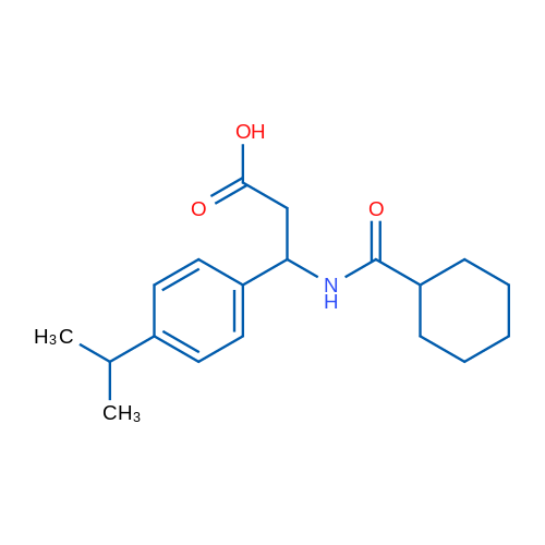 3-(Cyclohexylformamido)-3-[4-(propan-2-yl)phenyl]propanoic acid 1g