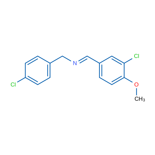 (E)-[(3-Chloro-4-methoxyphenyl)methylidene][(4-chlorophenyl)methyl]amine 1g