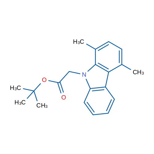 tert-Butyl 2-(1,4-dimethyl-9H-carbazol-9-yl)acetate 1g