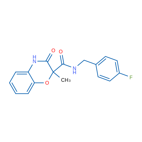 N-[(4-Fluorophenyl)methyl]-2-methyl-3-oxo-3,4-dihydro-2H-1,4-benzoxazine-2-carboxamide 1g