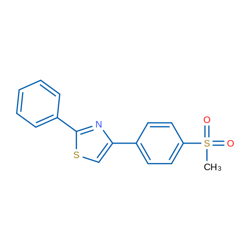 4-(4-Methanesulfonylphenyl)-2-phenyl-1,3-thiazole 1g