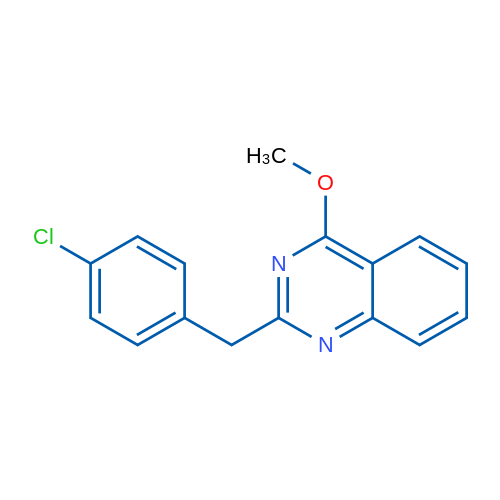 2-[(4-Chlorophenyl)methyl]-4-methoxyquinazoline 1g