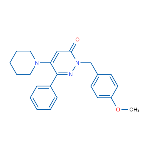 2-[(4-Methoxyphenyl)methyl]-6-phenyl-5-(piperidin-1-yl)-2,3-dihydropyridazin-3-one 1g