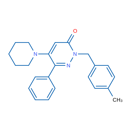2-[(4-Methylphenyl)methyl]-6-phenyl-5-(piperidin-1-yl)-2,3-dihydropyridazin-3-one 1g