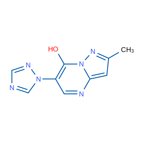 2-Methyl-6-(1H-1,2,4-triazol-1-yl)pyrazolo[1,5-a]pyrimidin-7-ol 1g