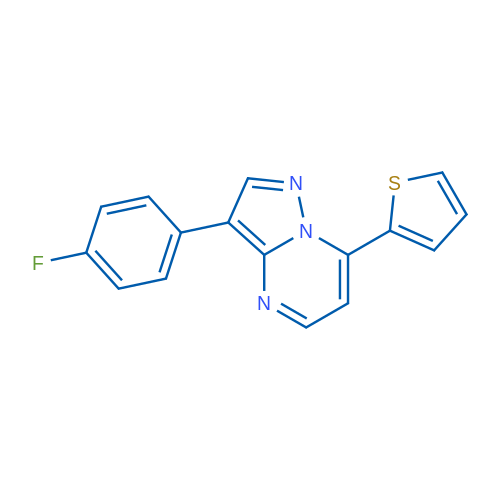 3-(4-Fluorophenyl)-7-(thiophen-2-yl)pyrazolo[1,5-a]pyrimidine 1g