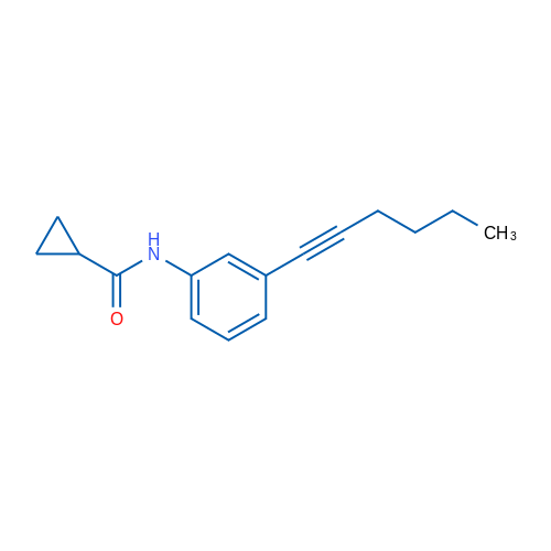N-[3-(Hex-1-yn-1-yl)phenyl]cyclopropanecarboxamide 1g