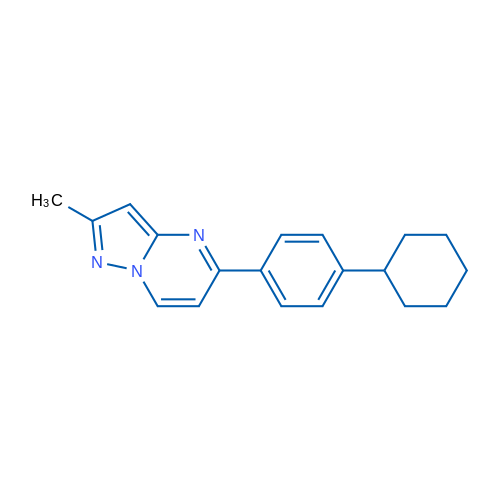 5-(4-Cyclohexylphenyl)-2-methylpyrazolo[1,5-a]pyrimidine 1g
