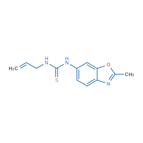 1-(2-Methyl-1,3-benzoxazol-6-yl)-3-(prop-2-en-1-yl)thiourea 1g