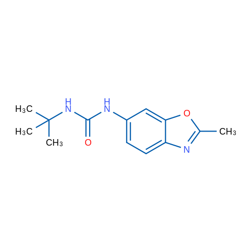 3-tert-Butyl-1-(2-methyl-1,3-benzoxazol-6-yl)urea 1g